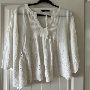 Zara Basics Off-white Blouse. Size M.